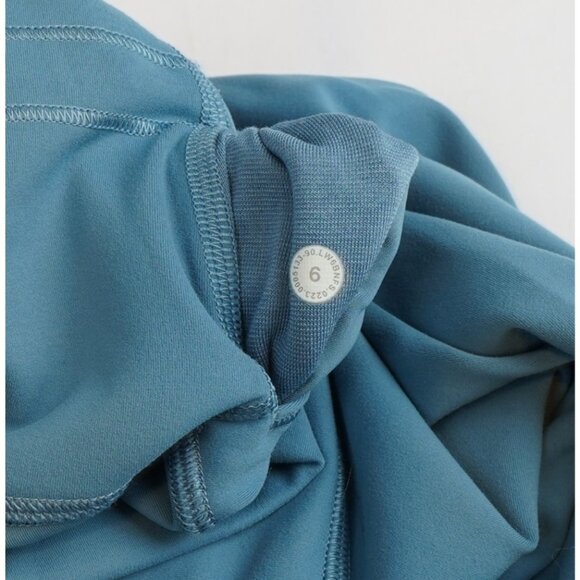 Lululemon Wunder Train Leggings High Rise Crop 23" Dusty Blue - Size 6 - Picture 4 of 6